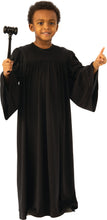 Load image into Gallery viewer, Kids Black Judge Robe Costume
