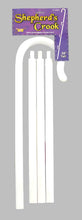 Load image into Gallery viewer, White Shepherd&#39;s Crook Costume Prop Accessory
