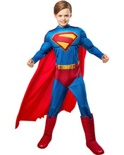 Load image into Gallery viewer, Boys DC Universe Deluxe Superman Costume
