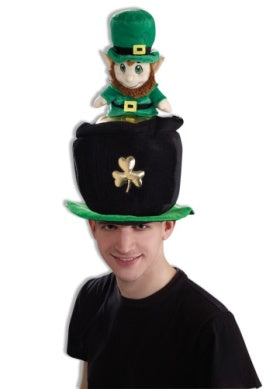 St. Patrick's Day Leprechaun Pot Of Gold Hat Costume Accessory