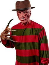 Load image into Gallery viewer, Mens/Teens Nightmare on Elm Street Freddy Krueger Shirt and Mask
