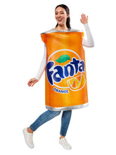 Load image into Gallery viewer, Adults Orange Fanta Can Costume

