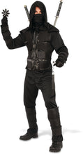 Load image into Gallery viewer, Adults Dark Black Ninja Costume
