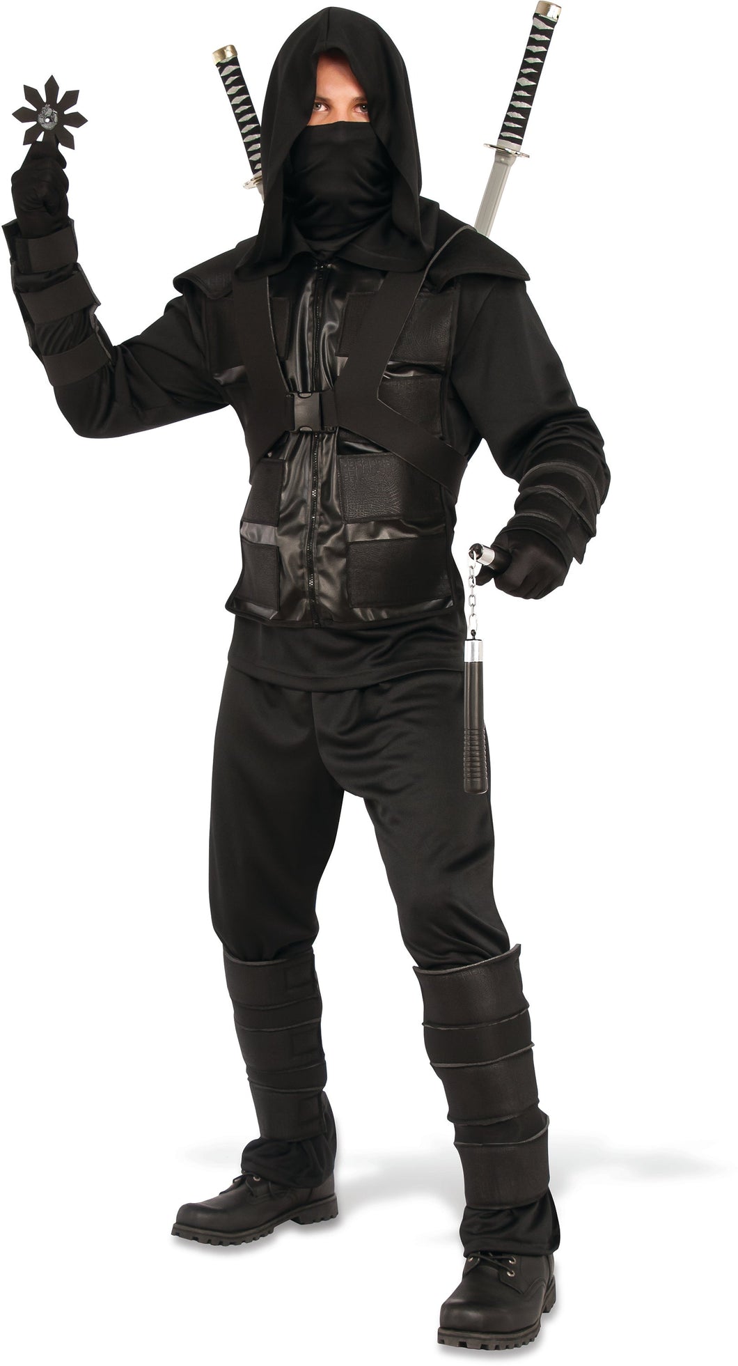 Adults Dark Black Ninja Costume