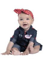Load image into Gallery viewer, Infants/Toddlers Rosie the Riveter Costume
