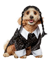 Load image into Gallery viewer, Pets Addams Family Wednesday Addams Costume
