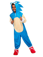 Load image into Gallery viewer, Boys Oversized Sonic Jumpsuit Costume
